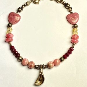Handmade gemstone bracelet
